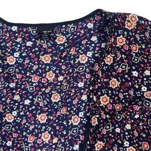 Wet Seal Floral Open Cardigan Kimono Size M/L Multicolor‎ Boho Hippie Festival